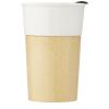 Pereira 320 ml porcelain mug with bamboo outer wall
