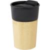 Pereira 320 ml porcelain mug with bamboo outer wall