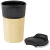 Pereira 320 ml porcelain mug with bamboo outer wall