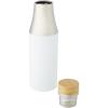 Hulan 540 ml copper vacuum insulated stainless steel bottle with bamboo lid
