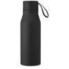Ljungan 500 ml copper vacuum insulated stainless steel bottle with PU leather strap and lid