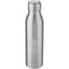 Harper 700 ml stainless steel water bottle with metal loop