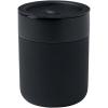 Java 330 ml ceramic tumbler with silicone wrap and plastic lid