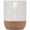 Billie 300 ml ceramic mug with cork details and matt finish