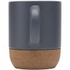 Billie 300 ml ceramic mug with cork details and matt finish