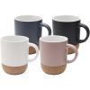 Billie 300 ml ceramic mug with cork details and matt finish