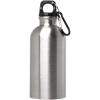 Oregon 400 ml RCS certified single wall stainless steel water bottle with carabiner