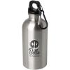 Oregon 400 ml RCS certified single wall stainless steel water bottle with carabiner