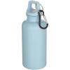 Oregon 400 ml solid colour RCS recycled plastic water bottle with carabiner