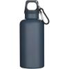 Oregon 400 ml solid colour RCS recycled plastic water bottle with carabiner
