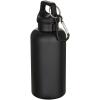 Oregon 400 ml solid colour RCS recycled plastic water bottle with carabiner