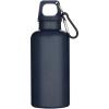 Oregon 400 ml solid colour RCS recycled plastic water bottle with carabiner