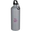 Oregon 750 ml matte RCS recycled single wall stainless steel water bottle with carabiner