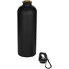 Oregon 750 ml matte RCS recycled single wall stainless steel water bottle with carabiner