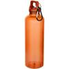 Oregon 750 ml RCS recycled plastic water bottle with carabiner