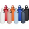 Oregon 750 ml solid colour RCS recycled plastic water bottle with carabiner