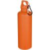 Oregon 750 ml solid colour RCS recycled plastic water bottle with carabiner