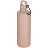 Oregon 750 ml solid colour RCS recycled plastic water bottle with carabiner