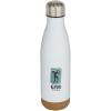 Cove 500 ml double wall vacuum insulated stainless steel water bottle with cork details