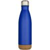 Cove 500 ml double wall vacuum insulated stainless steel water bottle with cork details