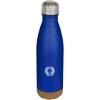 Cove 500 ml double wall vacuum insulated stainless steel water bottle with cork details
