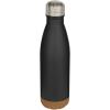 Cove 500 ml double wall vacuum insulated stainless steel water bottle with cork details