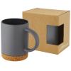 Neiva 425 ml ceramic mug with cork base