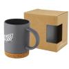 Neiva 425 ml ceramic mug with cork base