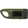 Helios recycled plastic solar dynamo flashlight with carabiner
