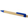 Rattan bamboo and recycled plastic ballpoint pen (black ink)