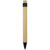 Rattan bamboo and recycled plastic ballpoint pen (black ink)