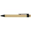 Rattan bamboo and recycled plastic ballpoint pen (black ink)