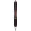 Nash ballpoint pen with coloured barrel and grip (black ink)