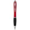 Nash RCS recycled plastic ballpoint pen with coloured barrel and black grip (black ink)