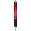 Nash RCS recycled plastic ballpoint pen with coloured barrel and black grip (black ink)