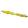 Nash RCS recycled plastic ballpoint pen with coloured barrel and grip (blue ink)