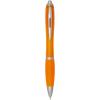 Nash RCS recycled plastic ballpoint pen with coloured barrel and grip (blue ink)