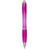 Nash RCS recycled plastic ballpoint pen with coloured barrel and grip (blue ink)