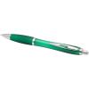 Nash RCS recycled plastic ballpoint pen with coloured barrel and grip (blue ink)