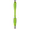 Nash RCS recycled plastic ballpoint pen with coloured barrel and grip (blue ink)
