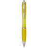 Nash RCS recycled plastic ballpoint pen with coloured barrel and grip (black ink)