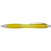 Nash RCS recycled plastic ballpoint pen with coloured barrel and grip (black ink)