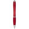 Nash RCS recycled plastic ballpoint pen with coloured barrel and grip (black ink)