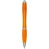 Nash RCS recycled plastic ballpoint pen with coloured barrel and grip (black ink)