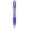 Nash RCS recycled plastic ballpoint pen with coloured barrel and grip (black ink)