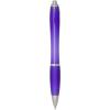 Nash RCS recycled plastic ballpoint pen with coloured barrel and grip (black ink)