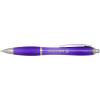 Nash RCS recycled plastic ballpoint pen with coloured barrel and grip (black ink)
