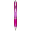 Nash RCS recycled plastic ballpoint pen with coloured barrel and grip (black ink)
