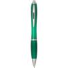 Nash RCS recycled plastic ballpoint pen with coloured barrel and grip (black ink)