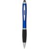 Nash RCS recycled plastic stylus ballpoint pen with coloured barrel and black grip (black ink)